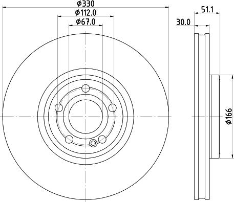 Pagid 56233HC - Əyləc Diski furqanavto.az