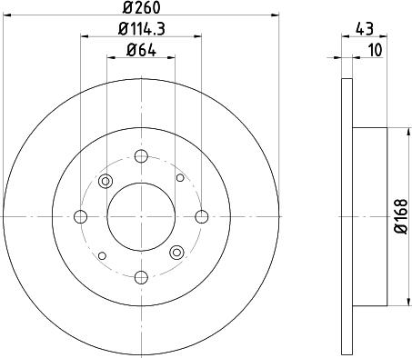 Pagid 52906 - Əyləc Diski furqanavto.az