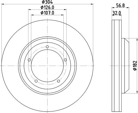 Pagid 52607 - Əyləc Diski furqanavto.az