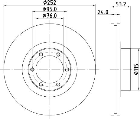 Pagid 52822 - Əyləc Diski furqanavto.az