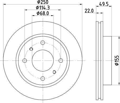 Pagid 52320 - Əyləc Diski furqanavto.az