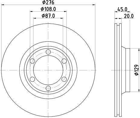 Pagid 52210 - Əyləc Diski furqanavto.az