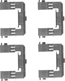 Pagid K0352 - Disk əyləc pedləri üçün aksesuar dəsti furqanavto.az