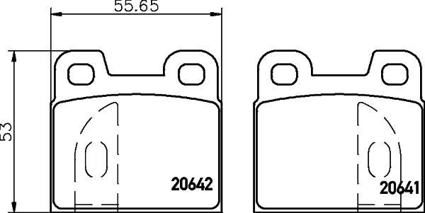 Pagid T4077 - Əyləc altlığı dəsti, əyləc diski furqanavto.az