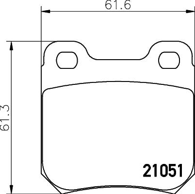 Pagid T1015 - Əyləc altlığı dəsti, əyləc diski www.furqanavto.az