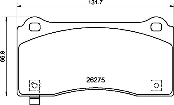 Pagid T2898 - Əyləc altlığı dəsti, əyləc diski furqanavto.az