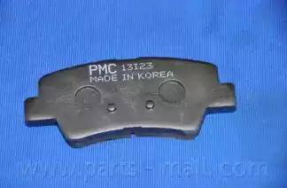 Parts-Mall PKB-037-S - Əyləc altlığı dəsti, əyləc diski furqanavto.az