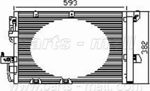 Parts-Mall PXNC1-004 - Kondenser, kondisioner furqanavto.az