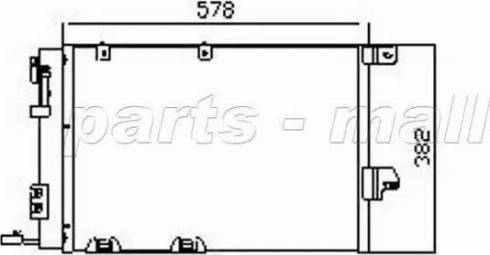 Parts-Mall PXNC1-002 - Kondenser, kondisioner furqanavto.az