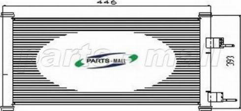 Parts-Mall PXNC2-009 - Kondenser, kondisioner furqanavto.az