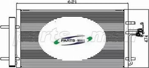 Parts-Mall PXNC2-007 - Kondenser, kondisioner furqanavto.az