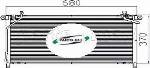 Parts-Mall PXNC2-010 - Kondenser, kondisioner furqanavto.az