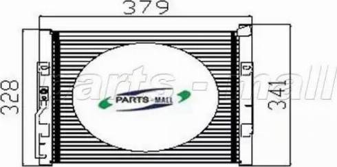 Parts-Mall PXNC2-011 - Kondenser, kondisioner furqanavto.az