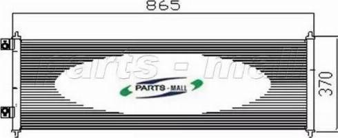 Parts-Mall PXNC2-018 - Kondenser, kondisioner furqanavto.az