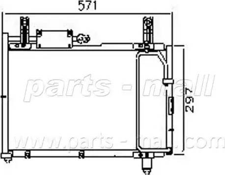 Parts-Mall PXNCM-006 - Kondenser, kondisioner furqanavto.az