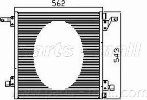 Parts-Mall PXNCR-014 - Kondenser, kondisioner furqanavto.az