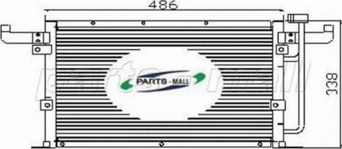 Parts-Mall PXNCV-005 - Kondenser, kondisioner furqanavto.az