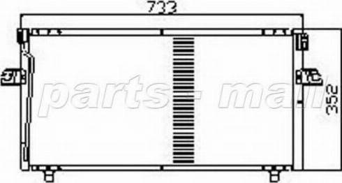 Parts-Mall PXNCW-002 - Kondenser, kondisioner furqanavto.az