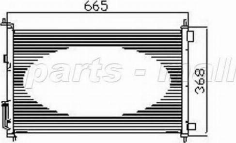 Parts-Mall PXNCW-016 - Kondenser, kondisioner furqanavto.az