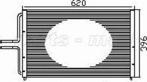 Parts-Mall PXNCX-061Y - Kondenser, kondisioner furqanavto.az