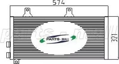 Parts-Mall PXNCX-001X - Kondenser, kondisioner furqanavto.az