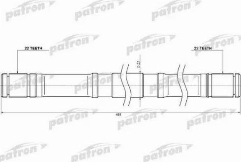 Patron GA16LH - Sürücü mili furqanavto.az