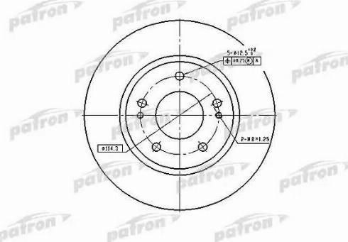 Patron PBD4494 - Əyləc Diski furqanavto.az