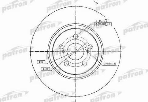 Patron PBD4415 - Əyləc Diski furqanavto.az