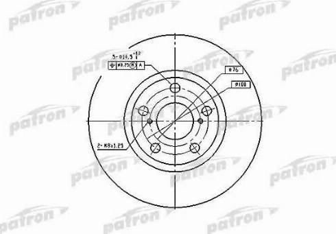 Patron PBD4046 - Əyləc Diski furqanavto.az