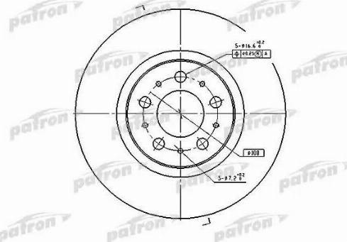 Patron PBD4053 - Əyləc Diski furqanavto.az