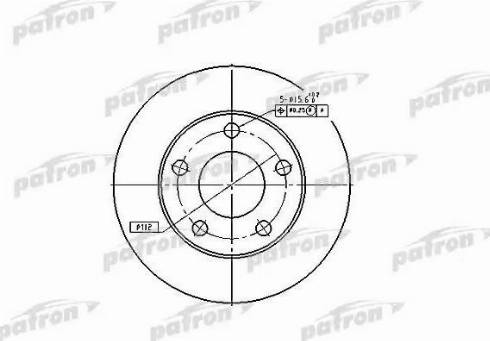 Patron PBD4026 - Əyləc Diski furqanavto.az