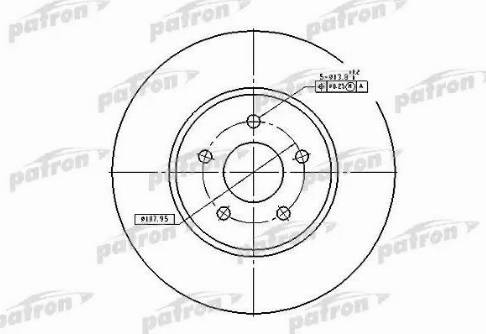 Patron PBD4147 - Əyləc Diski furqanavto.az