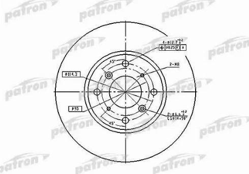 Patron PBD4151 - Əyləc Diski furqanavto.az