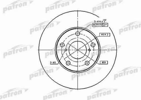 Patron PBD4161 - Əyləc Diski furqanavto.az