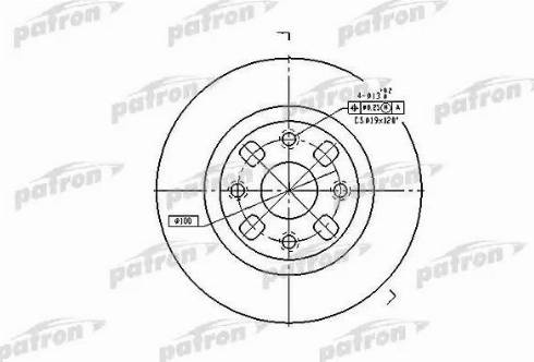 Patron PBD4119 - Əyləc Diski furqanavto.az