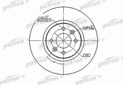 Patron PBD4110 - Əyləc Diski furqanavto.az