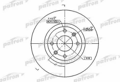 Patron PBD4183 - Əyləc Diski furqanavto.az