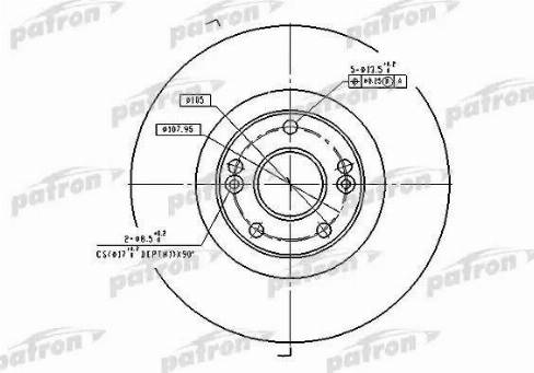 Patron PBD4179 - Əyləc Diski furqanavto.az