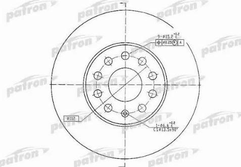 Patron PBD4295 - Əyləc Diski furqanavto.az