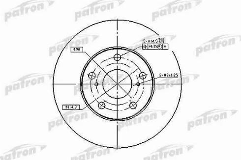 Patron PBD1431 - Əyləc Diski furqanavto.az