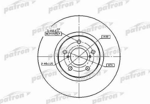 Patron PBD1437 - Əyləc Diski furqanavto.az