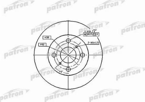 Patron PBD1423 - Əyləc Diski furqanavto.az