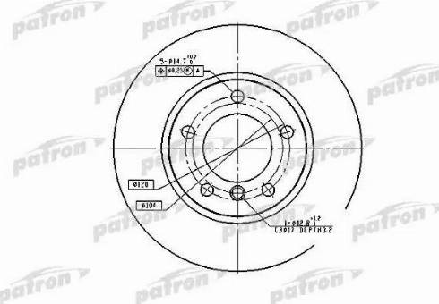 Patron PBD1537 - Əyləc Diski furqanavto.az