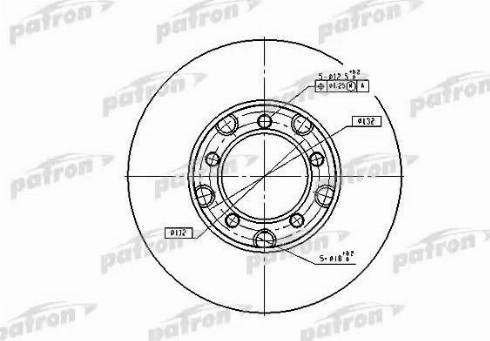 Patron PBD1577 - Əyləc Diski furqanavto.az