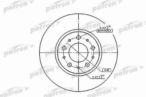 Patron PBD1697 - Əyləc Diski furqanavto.az