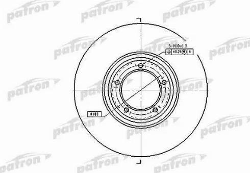 Patron PBD1642 - Əyləc Diski furqanavto.az