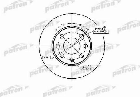 Patron PBD1607 - Əyləc Diski furqanavto.az