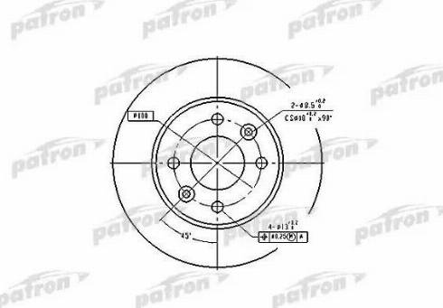 Patron PBD1013 - Əyləc Diski furqanavto.az