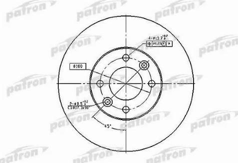 Patron PBD1032 - Əyləc Diski furqanavto.az