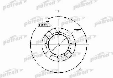 Patron PBD3095 - Əyləc Diski furqanavto.az